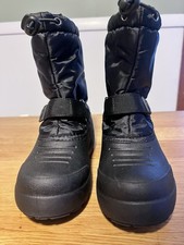 Boy's Size 4 NORTHSIDE Thinsulate Snow Boots Black