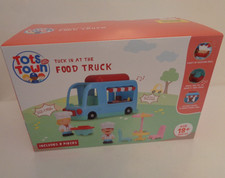 chad valley tots town food truck lights & sounds new