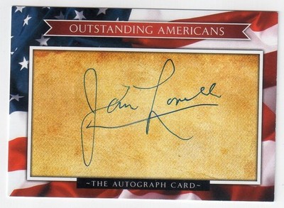 JAMES LOVELL Signed Outstanding Americans Card - NASA Astronaut Autograph Jim
