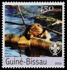 GUINEA BISSAU Mi 2472 - Canadian Beaver "Castor canadensis' (pc33612)