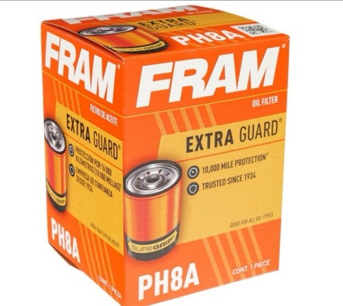 Fram Extra Guard PH8A Oil Filter – Spin-On with Gasket Fits Ford ...