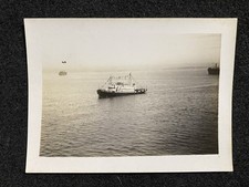 WW2 US Navy Ship Military Boats Antique Vintage Snapshot Photo