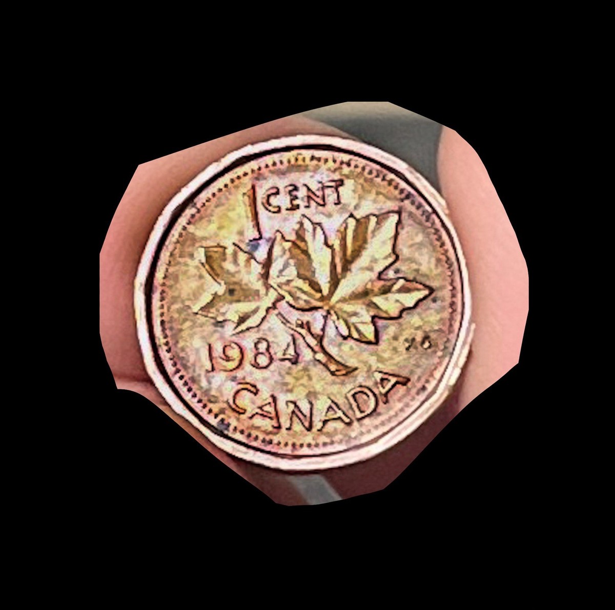 1984 Canadian penny Misprint error coin | eBay