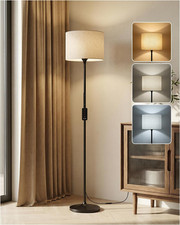 F3 LED Floor Lamp, Dimmable Standing Lamp with Remote Control