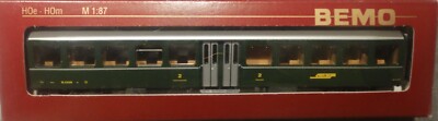 BEMO   3284 119   (H0m)  Personenwagen Mitteleinstieg - 2. Kl. + OVP - unbenutzt