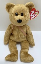 Ty Beanie Babies  Cashew  the Brown Teddy Bear Plush