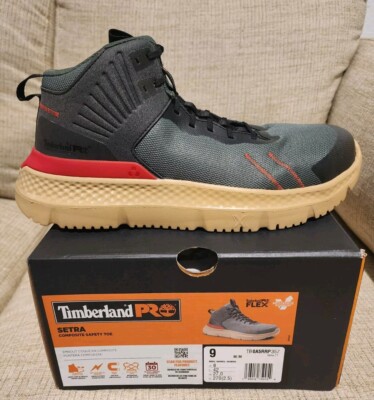 Timberland Mens Setra Taupe Work & Safety Boots Size 9