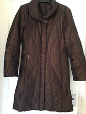 “gerry Weber” Elegant Ladies Quilted Light Weight Long Jacket Size S, Great Con