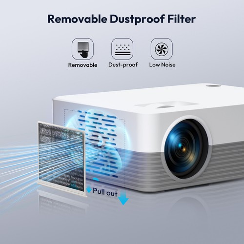 XGODY UHD 4K Smart Projector Multimedia LED 5G WiFi Android Home Theater Cinema - Picture 11 of 14