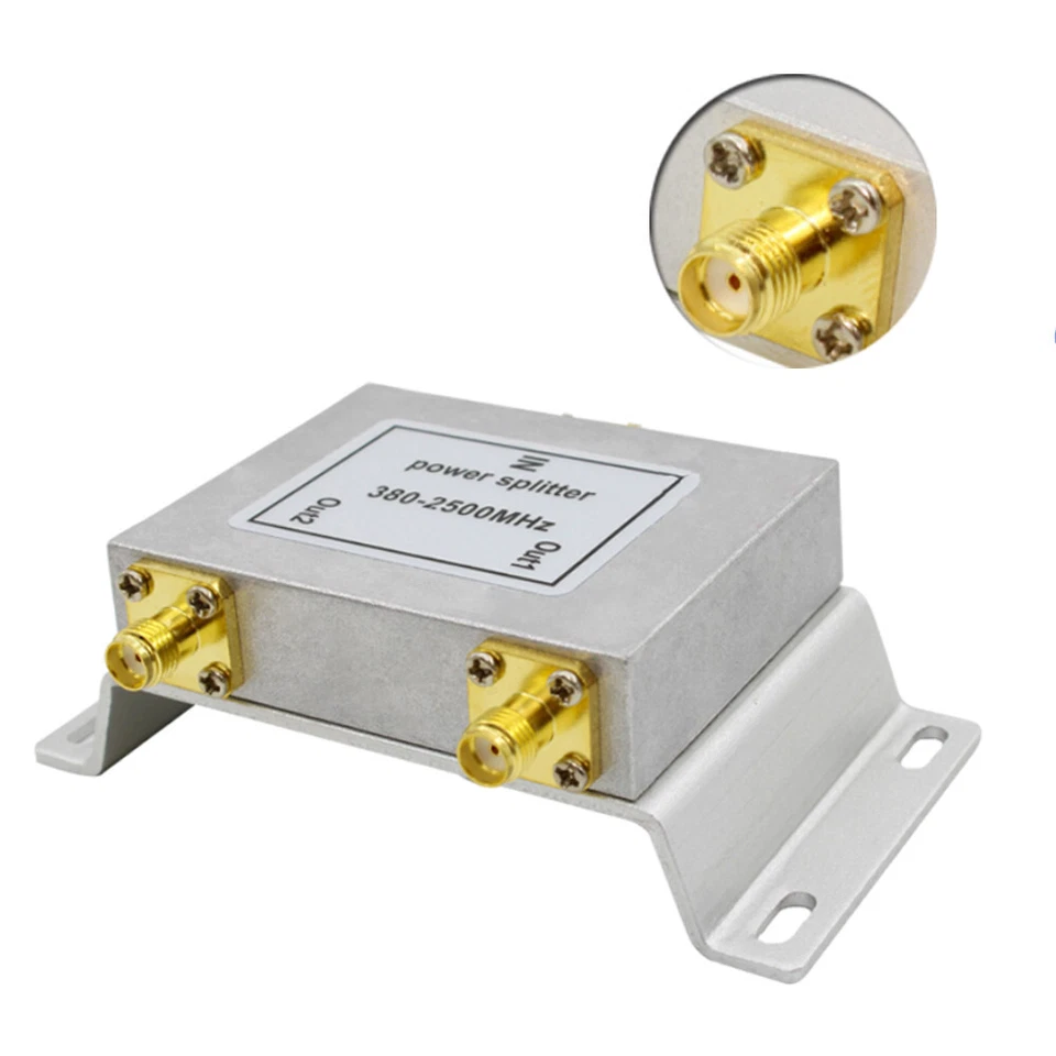 RF Coaxial Power Splitter Divider SMA Female Connector 1:2 2-way 380MHz-2500MHz - Image 3 of 4