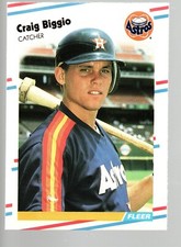 1988 Fleer Update #U89 Craig Biggio XRC