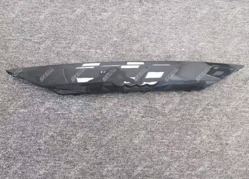 Real Carbon Fiber Rear Trunk Lid Gate Cover Trim For Audi RS Q8 RSQ8 2020-2024 - Picture 2 of 11