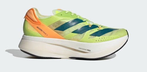 Adidas Adizero PRIME X Lime Teal Orange White Running GX3136 Mens size US 13 - Picture 4 of 10