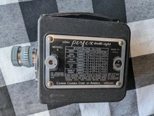 CANDID CAMERA Cine PERFEX DOUBLE EIGHT MODEL A f1.9 lens