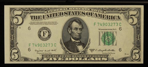 1950 C $5 FRN - CU TQP0696/BC