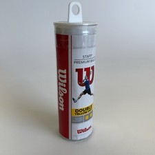 Wilson Staff Premium Double Yellow Dot Squash Balls WRT617900 Pack of 3 Balls