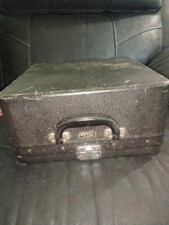 Black 1940s Royal Aristocrat typewriter with case thumbnail