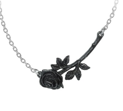 Alchemy Gothic Black Rose Thorn 