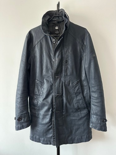 G- Star Raw GARBER trench coat stretch navy jacket - Imagen 2 de 14