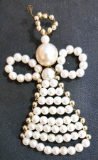 Lovely 3" Bead Angel Ornament
