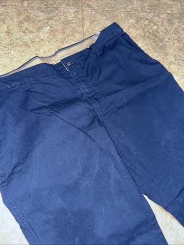 COLUMBIA PANTALONE UOMO BLU PIATTO DAVANTI TAGLIA 40x32 COTONE/POLIESTERE - Foto 2 di 5
