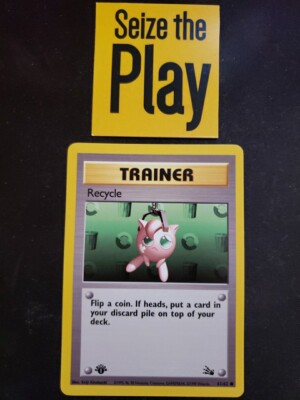 Pokémon TCG 1x SP 1st Edition Recycle - Fossil (61/62) x1 [Listing 2/3]