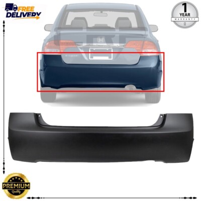 Rear Bumper Cover Primed For 2006-2011 Honda Civic Sedan HO1100235