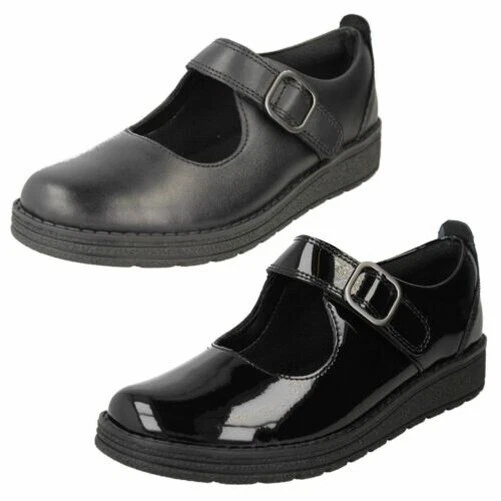 Clarks buckle school shoes deals