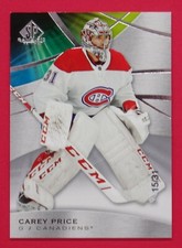 2019-20 SP Game Used Carey Price 15/31 #60 Montreal Canadiens
