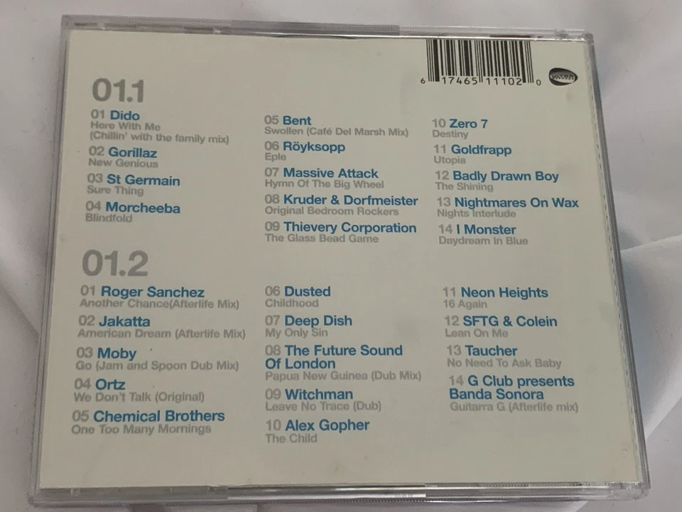 Various – Ultra.Chilled 01 (2xCD,2001,Ultra,1st Ed) EARLY PRESS,RARE MIX CD! - Image 2 of 4
