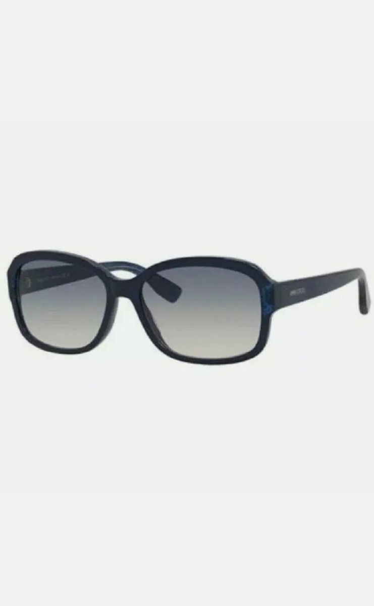 Jimmy Choo Navy and Gray Sunglasses Vale | Blue Cat Eye Sunglasses | JIMMY CHOO main image 2
