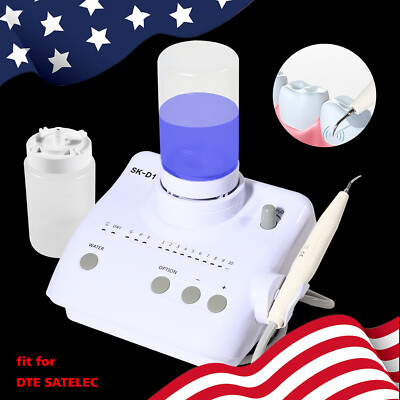 Portable Dental Ultrasonic Piezo Scaler Handpiece 2* Bottles Fit DTE SATELEC CE