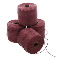 S-lon, Tex 210, Burgundy, Nylon Cord, .5mm, 77 yards/70.4 meters, (slon20)