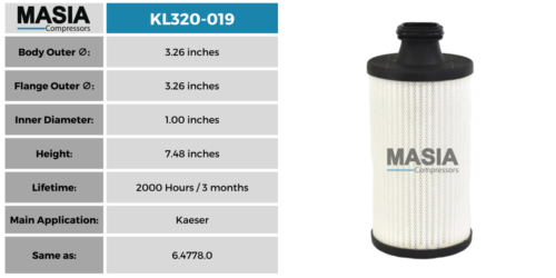 KL320-019 Keltec Technolab Ölfilter - Made in USA - 2000 Arbeitsstunden - Bild 2 von 5