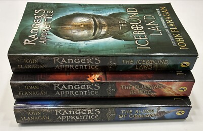 Rangers Apprentice Volumes 1-3 Paperback  Lot, John Flanagan The Burning Bridge