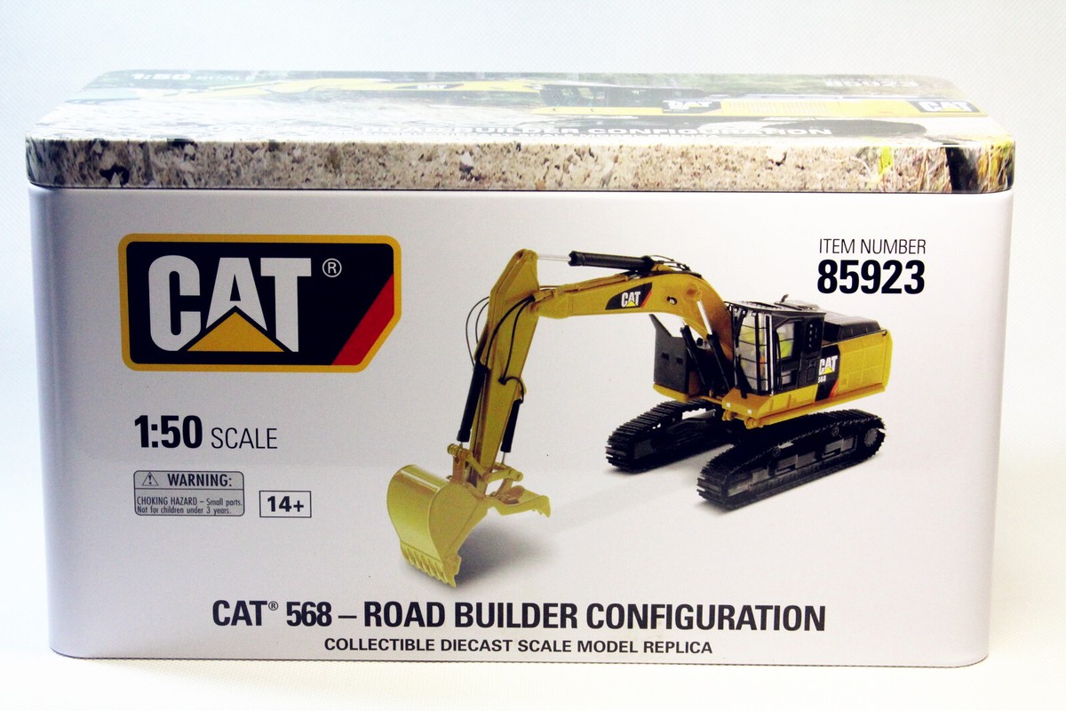 DM 1/50 Cat 568-Road Builder Configuration Diecast Model Toy Gift