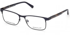 GANT GA3234 091 Matte Blue Plastic Optical Eyeglasses Frame 54-16-145 3236 RX
