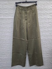 New Ulla Johnson Delvine High Rise Wide Leg Pant Driftwood Size 0