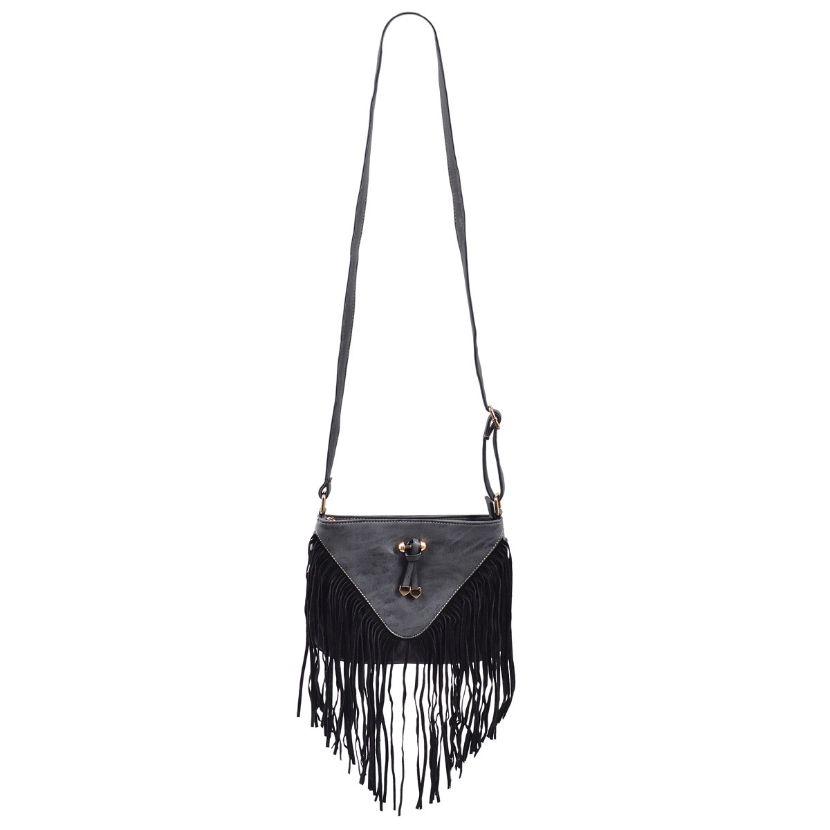 Premium Faux Suede Leather Fringe Tassel Crossbody Shoulder Bag eBay