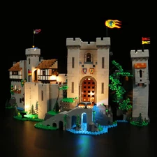 BrickBling LED Light Kit for LEGO Lion Knights' Castle 10305 (Standard Version)