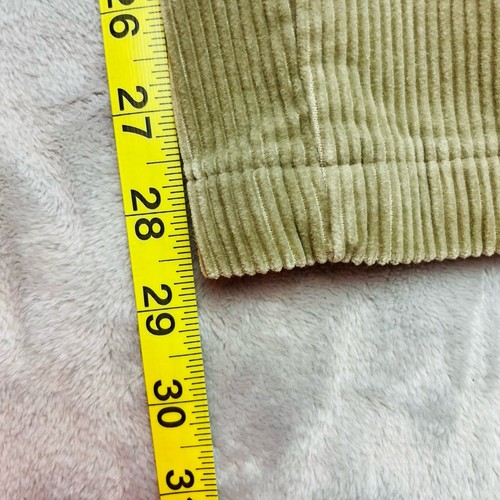 Pantalones de pana vintage Polo Ralph Lauren Andrew para hombre 42x32 (29) caqui plisado - Imagen 10 de 10