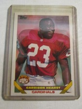 1993 Topps Football #385 Garrison Hearst Card Arizona Cardinals Rookie RC. rookie card picture