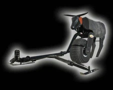 Hot Heels Original Moving Body with Spring Hitch Team Roping Rodeo Practice