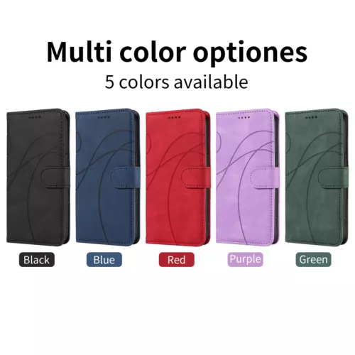 For OPPO A5 A9 A94 A95 F17 F19 A16 A15 A57 A73 A93 Leahter Wallet Phone Case