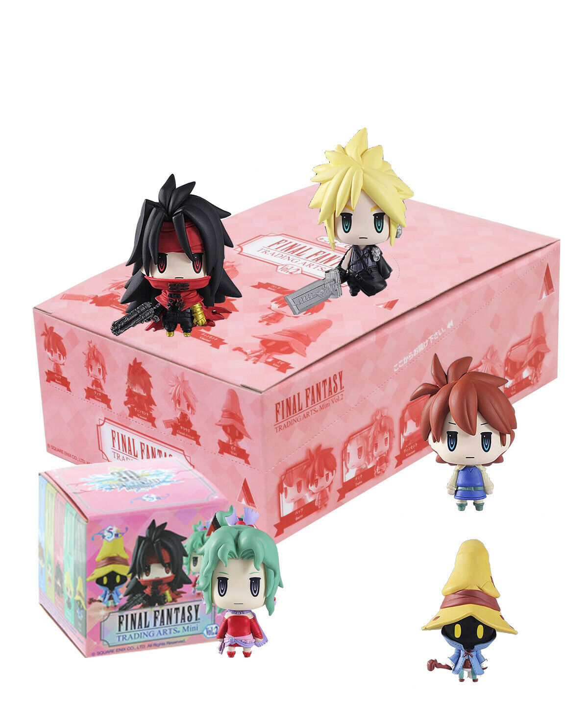 SQUARE ENIX FINAL FANTASY TRADING ARTS MINI VOL 2 Figure -6PC DISPLAY Blind  Box