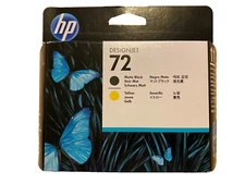 HP 72, Black/Yellow Printhead (C9384A)**EXP DATE 11/2026*