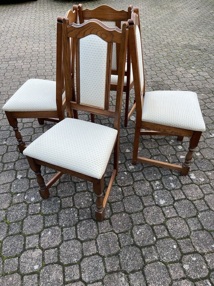 Buy Used Old Charm Dining Chairs Wood Brothers Pre Owned Dining