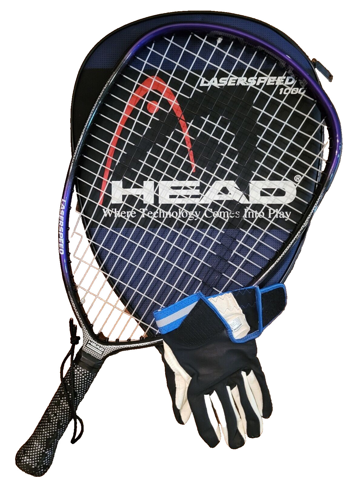 Head Laserspeed 1000  Raquetball Raquet with Case and Left H