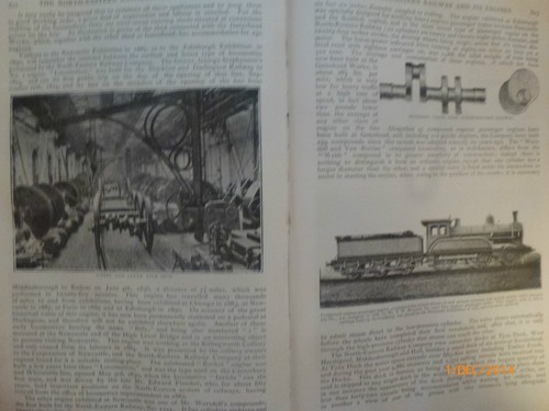 North Eastern Railway & Its Engines Antique Victorian Illustrated Article 1892 - Bild 5 von 7