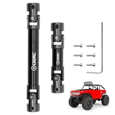 OGRC 2Pcs Center Driveshaft Steel Drive Shaft for Axial SCX24 Deadbolt